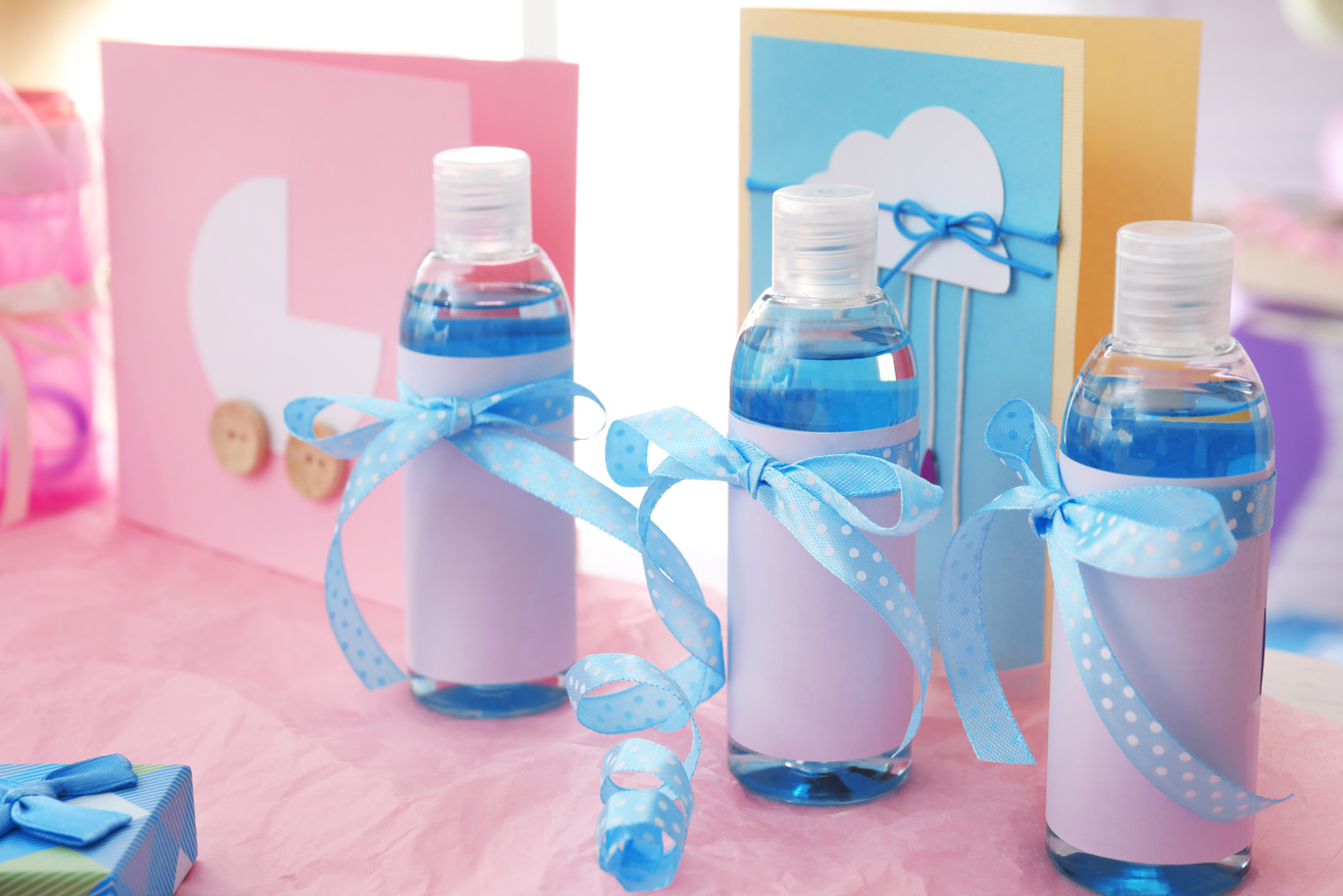 Baby Shower Favors on Table